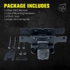 Xprite 2 inch Hitch Receiver Kit Compatible with Jeep Wrangler