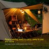 Camping Lantern Aluminum Alloy Removable Hangable Portable Outdoor Camping Light