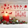 24 Pieces Christmas Stencils Template Reusable Plastic Craft Painting Stencils
