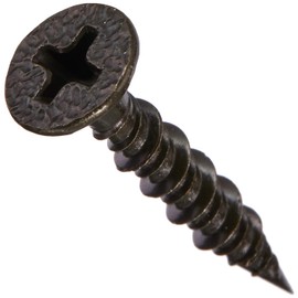 OHSATO 544-311 Black Zinc Wood Crack Resistant Screws PR 3.8 x 25 (210 Pieces)