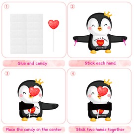 ceiba tree Valentines Day Cards Kids Classroom Valentine Greeting Cards Candy Holder for School Vday Exchange 36 Pcs Cute Animal Designs