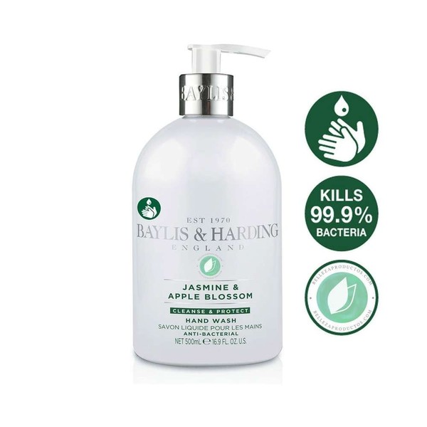 Baylis & Harding Antibacterial Handwash 500ml Jasmine & Apple Blossom