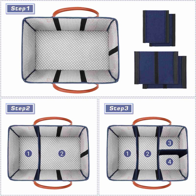 Baby Diaper Caddy Organizer, Large Portable Nappy Storage Basket Personality