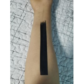 SanerLian Black Geometric Temporary Tattoo Sticker Waterproof Lines Adult Men Women Arm Shoulder Large 15X21cm Set of 2