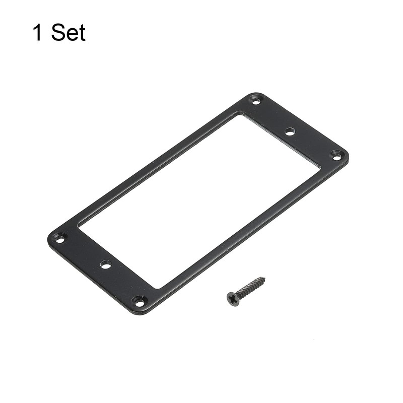 PATIKIL Plastic Humbucker Pickup Frame Ring with Screws for Electric