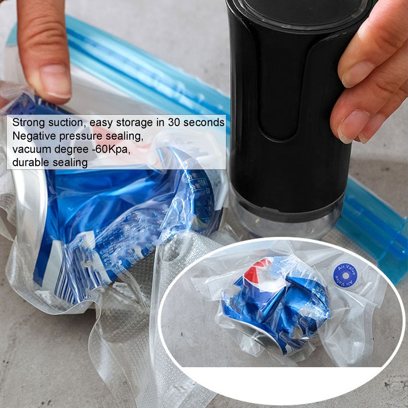 Vacuum Sealer Mini Portable Home Kitchen Handheld USB Electric Food