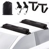 ZONETECH Soft Roof Rack Pads Heavy Duty, Use with or