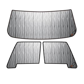 Pigenius Window Shades Kit for International Prostar(2007-2023),Workstar(2007-2022),Lonestar(2009-2017),w/o POH,Full Coverage for Front Windshield & Side Windows,Keep The Sun and Heat Out