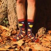 awufncksn Thanksgiving Socks for Women and Men, Fun Turkey Crew