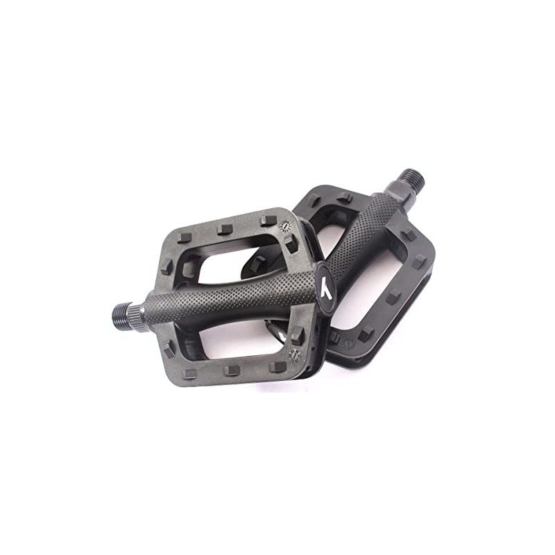 KHE BMX Kids Pedals PVC Black 1/2 Inch CrMo Axle