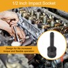 X AUTOHAUX 1 Pc 6 Point Universal Impact Socket for