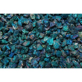 Fantasia Materials: 2 lbs Small Chalcopyrite Peacock Ore from Mexico - AA Grade - 0.75" Avg.