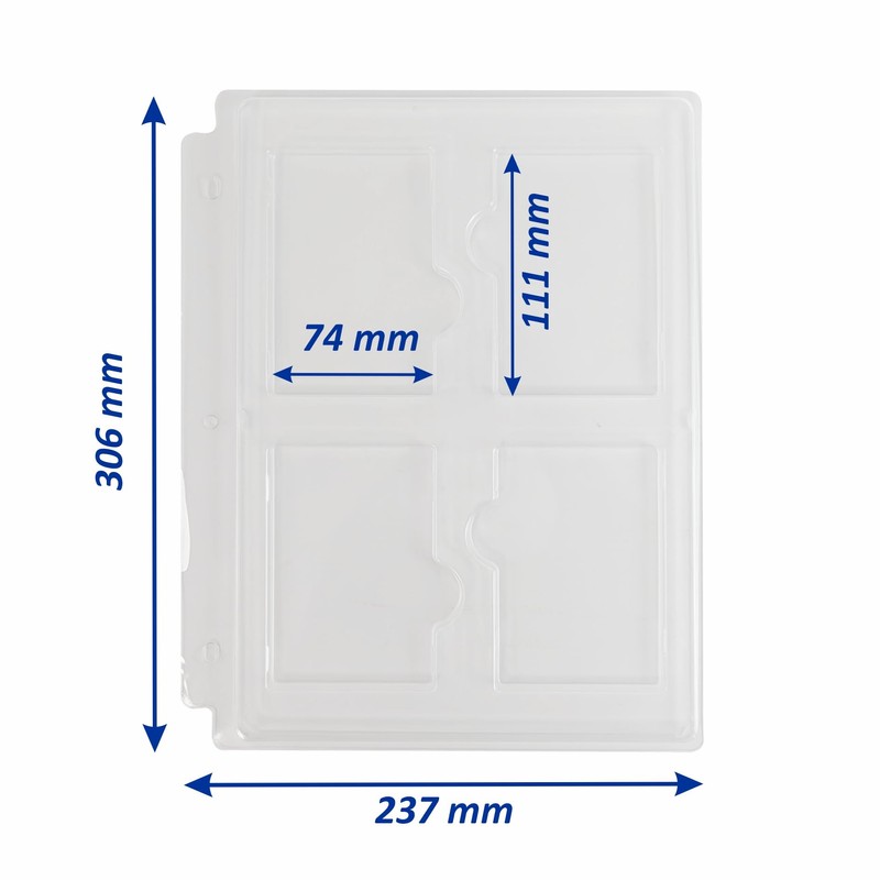 Arkero-G® 4-Pocket Pages for Magnetic Holder