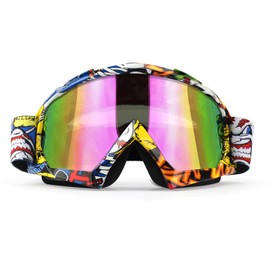 YOHOG Dirt Bike ATV Motocross Riding Racing Dirtbike MX&MTB Accessories UTV Helmet Offroad Goggles Anti-Fog UV400 Scratch Dustproof Men Women Youth Kids