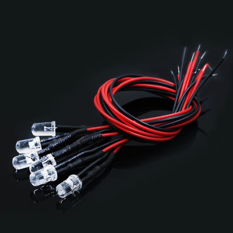 LOYELEY Chip LED, 0.1 inch (3 mm), Pack of 20,