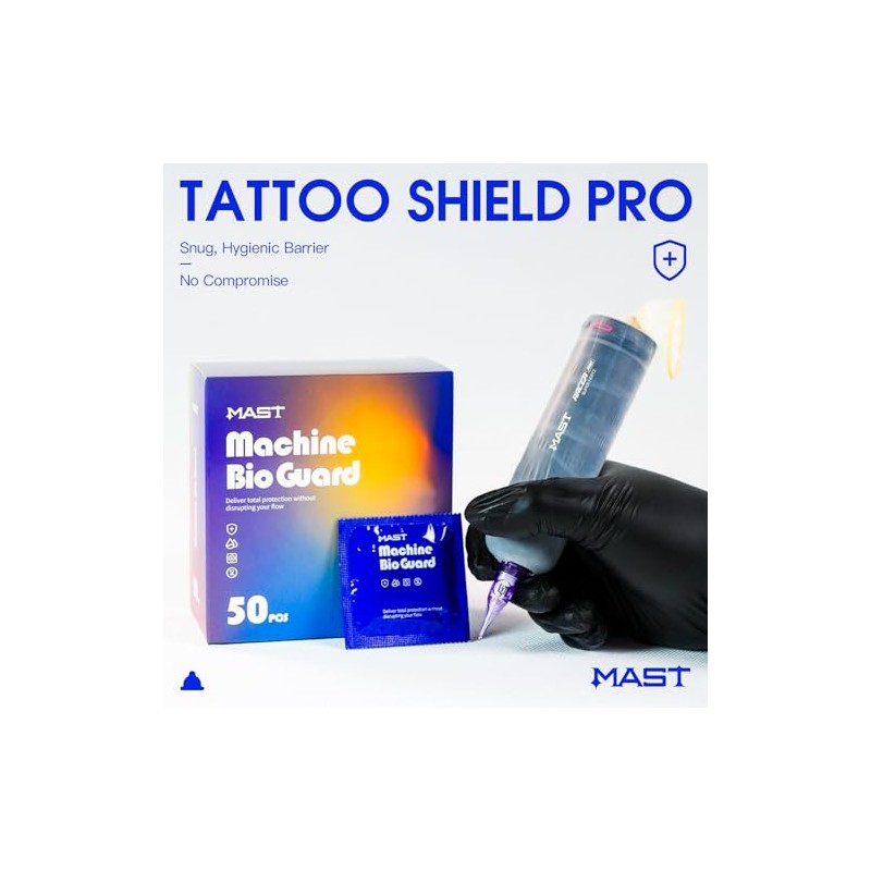 Mast Tattoo Fundas de Goma Ultrafinas Mast Tattoo para M?quinas
