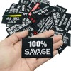 Woohome 40 PCS Iron on Patches, Assorted Slogan Embroidered Patch