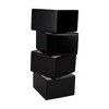 Xuthusman 4Pcs Solid Wood Furniture Legs, Wooden L-Shaped Sofa Feet