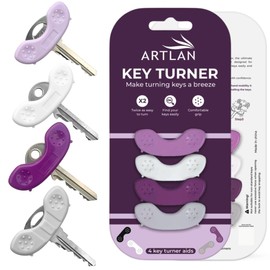 Keywing Key Turner Aids 4-Pack - Ergonomic Key Holder for Arthritis, Elderly, and Weak Hands | Easy Grip | Mobility Aids for Yale-Style Keys