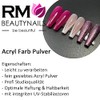 Acrylic Colour Powder Fuchsia Glitter Powder Nail Design Nails Fingernail