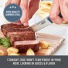 DASH Zakarian 6-Piece Steak Knife Set, Non-Serrated Full Tang German