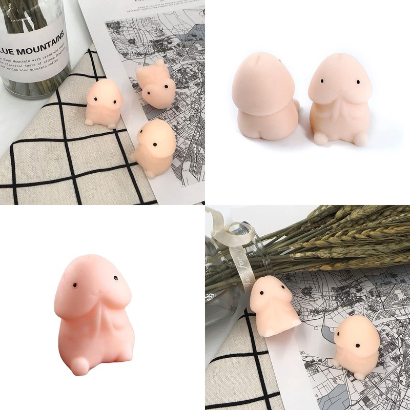 5-Piece Squeezable Low Resistance Stress Relief Toys, Decompression Toys, Squishy,