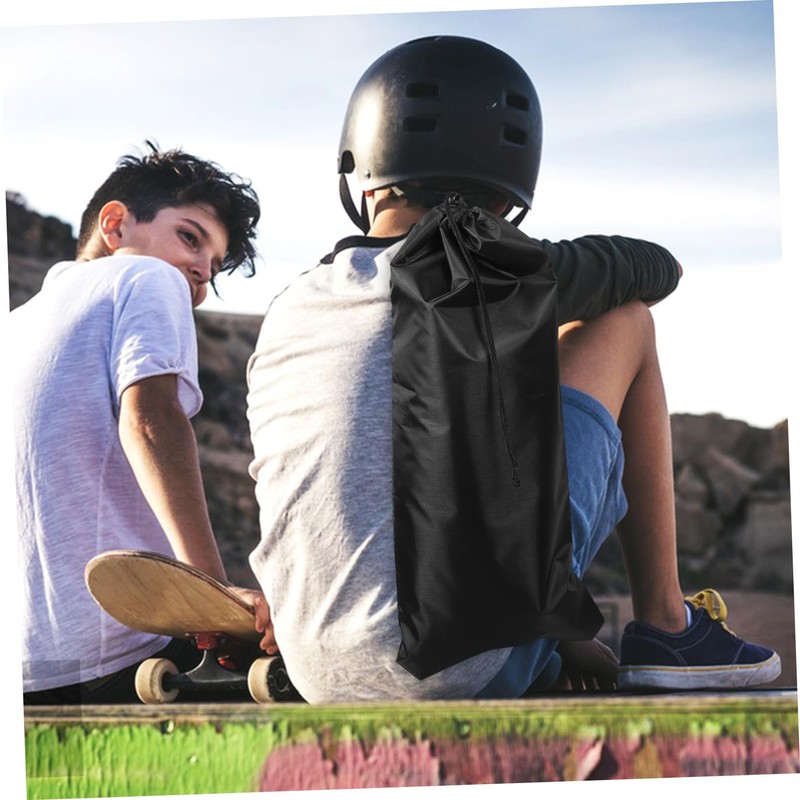 WHAMVOX Skateboard Bag Drawstring Closure Lightweight Durable Material Perfect for