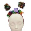 Claire's Claires Bopper Headband Colorful Smiley Tinsel Balls Antenna