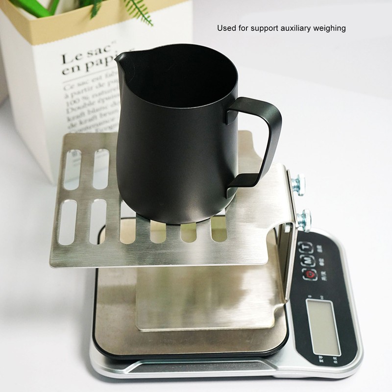 Coffee Weighing Rack Stainless Steel Electronic Scale Rack Adjustable Extraction