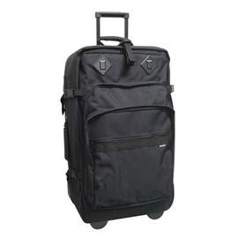 Preferred Nation Green 27.5" Upright Nylon Suitcase with 4-Wheel Mobility, In-Line Skate Wheels