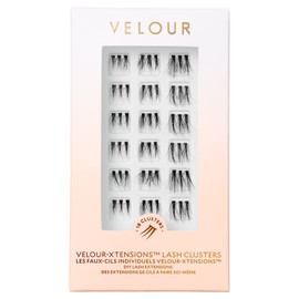 Velour Xtensions Eyelash Refills - Classic - False, Individual Vegan Lash Extensions - Lightweight, Fluffy, Reusable, Handmade Lashes - Lash Clusters, Soft and Comfortable, All Eye Shapes