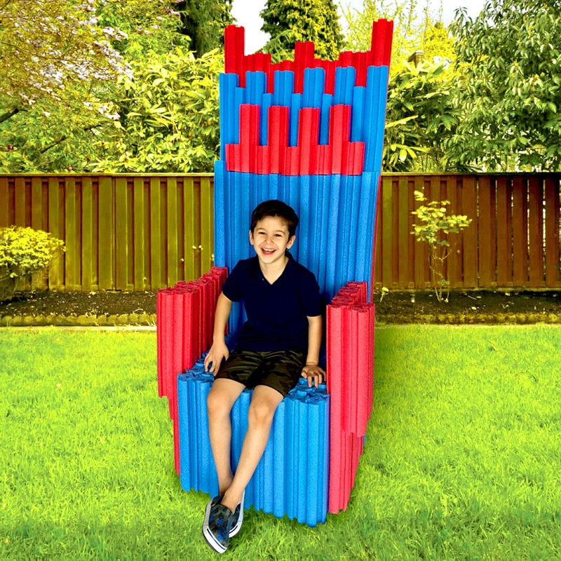 Link'Em Connectable Pool Noodle 6-Pack – Creative, Fun, Safe Pool