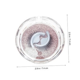 Healeved 2 Pairs False Eyelashes Women Extension Lashes Makeup Eyes Decors Lightweight Natural Look