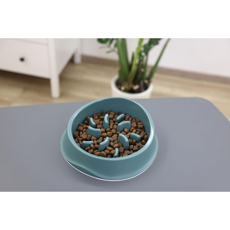 Stefanplast Plastic Bowl Anti-Sling 1.0 Litre 26 cm Green