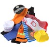 Sinuo Boy's Dress Up Costumes Trunk Set 11pcs, Pirate, Chef,