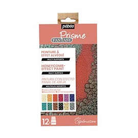 Pébéo Fantasy Prisme Explorer Set, Fantastic Effects, Ideal for Jewellery Creations and Many Surfaces, 12 x Bottles in Mixed Colours, Assorted Colours, 20 ml (Pack of 12), 240 ml