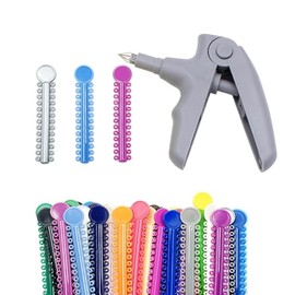 41 Stück Kieferorthopädische Ligatur-Bänder Zahnspange Gummibänder Bunt O-Ring Kit