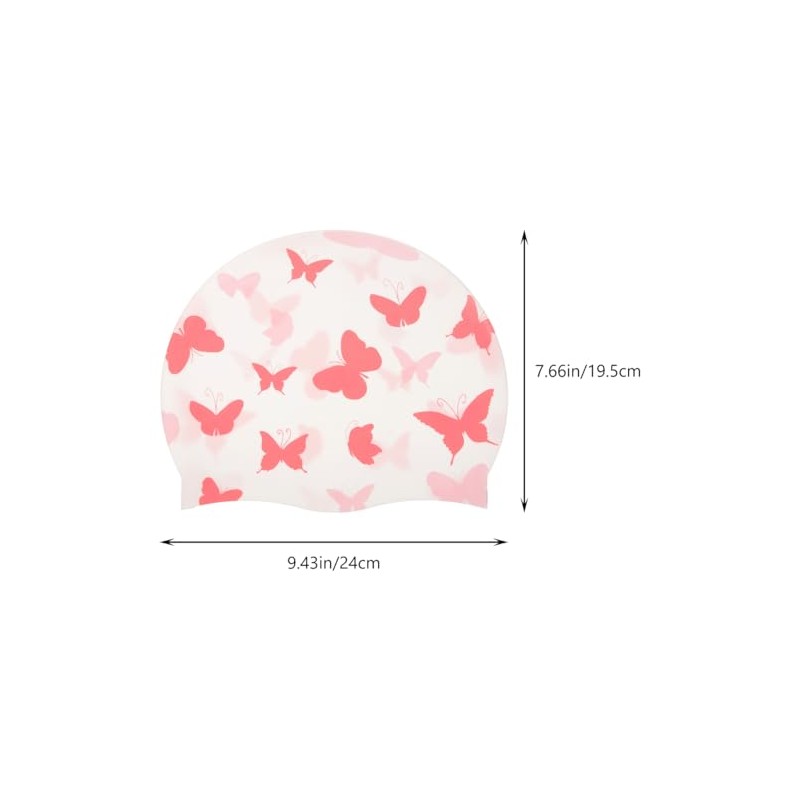 KESYOO Gorro de Natación Unisex para Cabello Gorro Antideslizante y