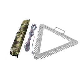 Varomorus Stainless Steel Aquatic Weed Grass Razor Cutter Cleaner for Lakes, Ponds & Beaches Portable with Rope (Steel)