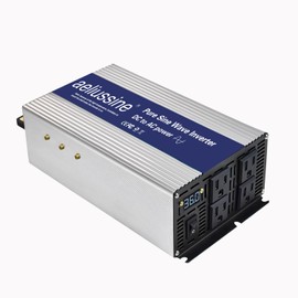 Aeliussine 2000W Pure Sine Wave Inverter-36V DC to 110V 120V AC Power Converter with 4 AC Outlets, 36 Volt Power Inverter for Truck, Rv, Camping, Home, Emergency Power