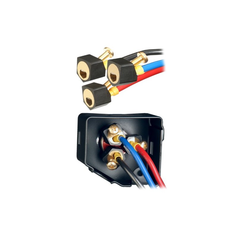 Quik QT2812 QwikLug Compressor 3 Terminal Repair Kit Lugs/Bag 12