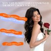 Tape in Weft Hair Extensions, Darkest Brown 18 Inch