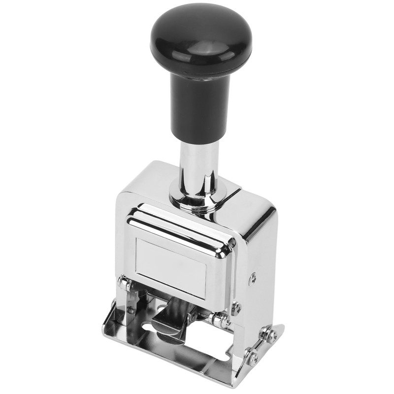 Number Stamp Zinc Alloy Shell Automatic Jump Number Self Inking