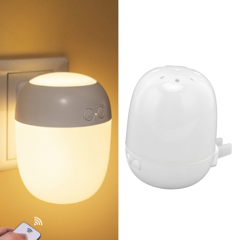 Plug In LED Night Light Adjustable Remote Control LED Night
