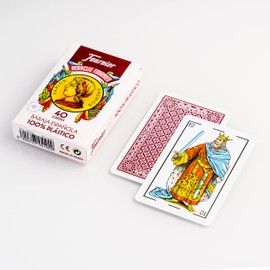 Fournier Spanish Deck No. 2100, 100% Plastic, 40 Cards (1044655)