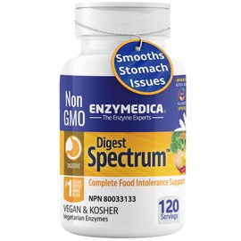 Enzymedica Enzymedica - Digest Spectrum, Multiple Food Intolerance Formula, 120 Capsules