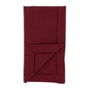 SARO LIFESTYLE Hemstitched Border Dinner Napkin (Set of 12), Burgundy,