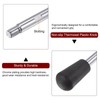 HARFINGTON Clamping Handles M8 Thread 200mm (8") Length Chrome Plated