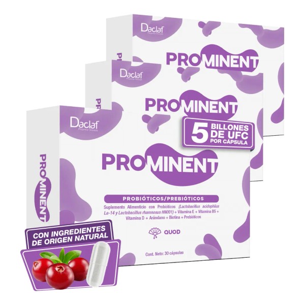 Probióticos Mujer 05 Billones Ufc Prominent Quod 90 Cáps Sabor