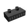 6-Way Audio Switcher, 3.5mm (1/8") Stereo Audio Switcher, Plug &